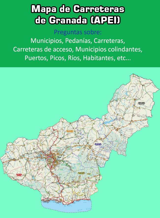 Mapa Carreteras APEI (Granada)