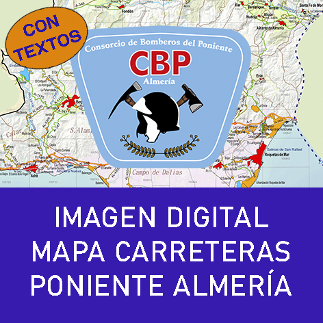 Mapa Digital Carreteras Poniente Almería